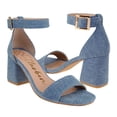 thumbnail image 1 of SANDALIAS DAMA CLASBEN HABANA TEXTIL AZUL Clasben  HABANA, 1 of 4
