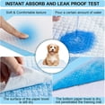 thumbnail image 5 of Paquete de 100 almohadillas de entrenamiento para cachorros, absorbentes con capa inferior impermeable, 44 x 32 cm, 5 of 5