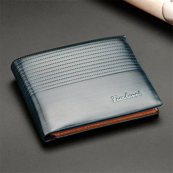 Men's Bifold Wallet Money ID Credit Card Holders Men Short Purse RFID Blocking