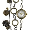 Women's Gold Tone Vintage Valletta Charm Bracelet Watch