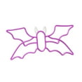 thumbnail image 3 of Letrero de neón con forma de murciélago, luz nocturna USB, color morado, 41 x 20,5 cm, lámpara de mesa, decoración de Halloween para, 3 of 9