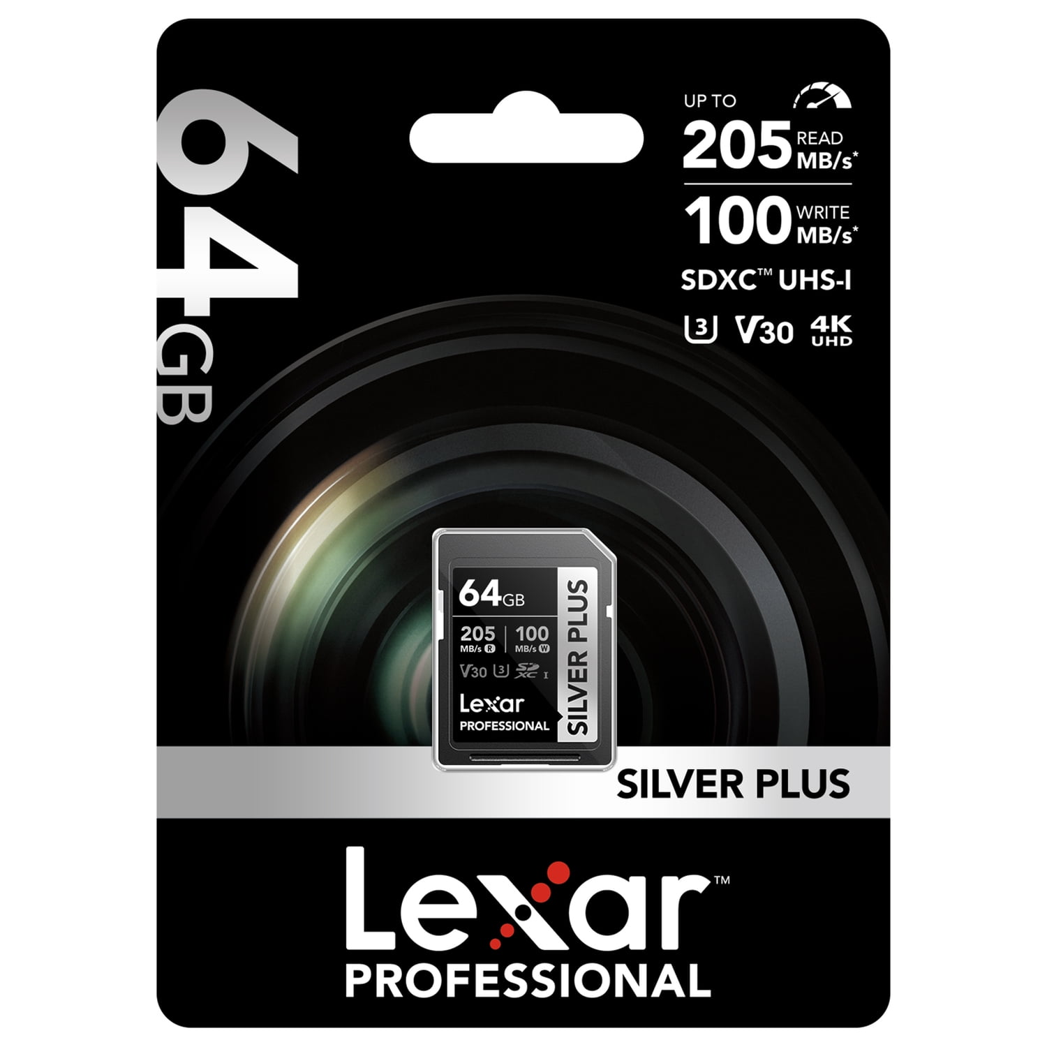 Lexar Professional SILVER PLUS SDXC UHS-I Card, 64 GB
