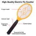 thumbnail image 6 of Whole Sale Deals Ultimate Bug Defense Bundle: 2x Powerful 3000V Electric Zappers(L-Size) + 2 Heavy Duty Long Reach Fly Swatters - Instant Kill for Mosquitoes, Flies - Indoor/Outdoor, Camping, Patio, 6 of 8
