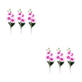 thumbnail image 2 of Advancent 3x Elija opciones ecológicas con estas orquídeas de plástico para la decoración del hogar Plastic Low quad White purple quad Blanco violeta 2Conjunto, 2 of 6