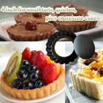 thumbnail image 4 of Paquete de 7 sartenes de tarta de 10 pulgadas y 4 pulgadas mini sartenes de tarta extraíbles de fondo Afortunado Sencillez, 4 of 4