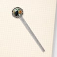 thumbnail image 4 of Crow Bookmark Bliss: Vintage Silver Lace-Edged Bookmarks – a Gift for Bibliophiles!, 4 of 5
