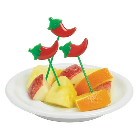 Chili Peppers Cupcake Picks (12 pieces)