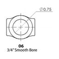 thumbnail image 6 of Sweet Mfg U-Joint, 3/4 In Round to 1 In DD, GM Column/Universal, 6 of 8