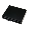 thumbnail image 2 of Trayknick Metal Double Layer Smoking Cigar Case 20 Cigarettes Box Holder Storage Container Black, 2 of 13