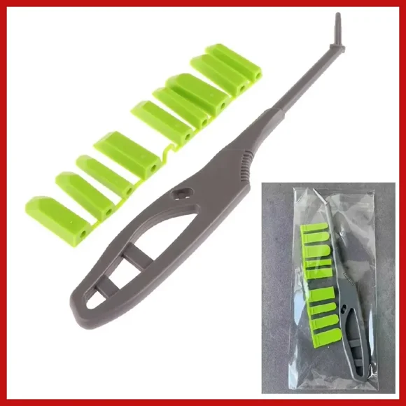 Kit d'Outils d'Étanchéité et de Joints en Silicone 10 Pcs avec 9 Grattoirs Angulaires Interchangeables - Détachant Multi-Angle, Nettoyeur de Résidus, et Spatule de Joints pour Carrelage pour Travaux Professionnels de Scellage et de Réparation
