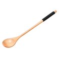 thumbnail image 4 of Cuchara de madera con mango largo para sopa café té vajilla de cocina (pintura antigua negra) Sywqhk Libre de BPA, 4 of 8