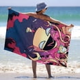 thumbnail image 5 of Invader Zim Gir Beach Towel Microfiber Soft Absorbent Quick-Dry Bath Towel 130x80cm for Bathroom Shower Guests Pool Swimming Camp Holiday Gym for Kid Adult, 5 of 8