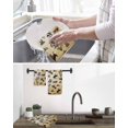 thumbnail image 5 of Western Cowboys Kitchen Dish Towels for Drying Dishes Set of 4, Brown Vintage Country Cactus Waffle Weave Microfiber Hand Tea Bathroom Towels Quick Dry & Absorbent Towel 12x12, 5 of 7