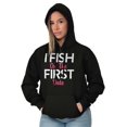 thumbnail image 5 of Fishing Girls Cute Flirty First Date Hoodie Sweatshirt Women Brisco Brands S, 5 of 5