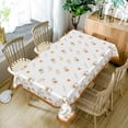thumbnail image 2 of Tchckioa Autumn Pumpkin Tablecloth,52x70 Inch Rectangle Waterproof Table Cloths for Kitchen Dining Decor, 2 of 6