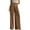 Brown, variant on ABATAB Dress Pants for Women Business Casual Work Pants High Waist Stretchy Palazzo Trousers Pull on Office Slacks Bottoms