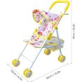 thumbnail image 4 of LAICAIW Poussette pour Poupée, Poussette Pliable pour Poupée, Landau pour Poupée, Landau Convertible Réaliste pour Poupée, Poussette Jouet pour Bébé, Ensemble de Jeu Créatif de Poussette pour Poupée pour Tout-Petits et Filles, Nutrition et R, 4 of 7