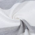 thumbnail image 5 of Stripe Pattern Kitchen Valances for Window,Waffle Weave Textured Valance Curtains for Kitchen Cafe Windows Home Decor Bathroom Window Curtains, 60"x15", 1 Set,Grey and White, 5 of 7