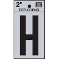 thumbnail image 4 of 2" Self Stick Reflective Letter Number [Set of 10] Letter: H, 4 of 5