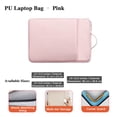 thumbnail image 3 of 15.6 inch Laptop Sleeve, Waterproof Lightweight Protective Cover Bag, Computer Sleeve Handbag with 2 Pockets, Laptop Cover Compatible with 15.6" HP Dell G15 Computer Notebook, Pink, 3 of 10