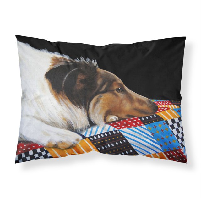 "Caroline's Treasures Day Dreamer Collie Funda de almohada estándar de tela AMB1037FUNDA DE ALMOHADA, multicolor" Caroline's Treasures AMB1037PILLOWCASE