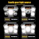 thumbnail image 5 of Lámpara De Cabeza Faro USB 5xLED Cuentas Portátil Pesca Recargable Impermeable Faro Likrtyny Para estrenar, 5 of 6