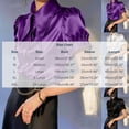 thumbnail image 3 of Ashirexll Tops for Women Trendy Casual Solid Turndown Collar Lace Blouse Short Sleeve Top T Shirt for Daily, 3 of 5