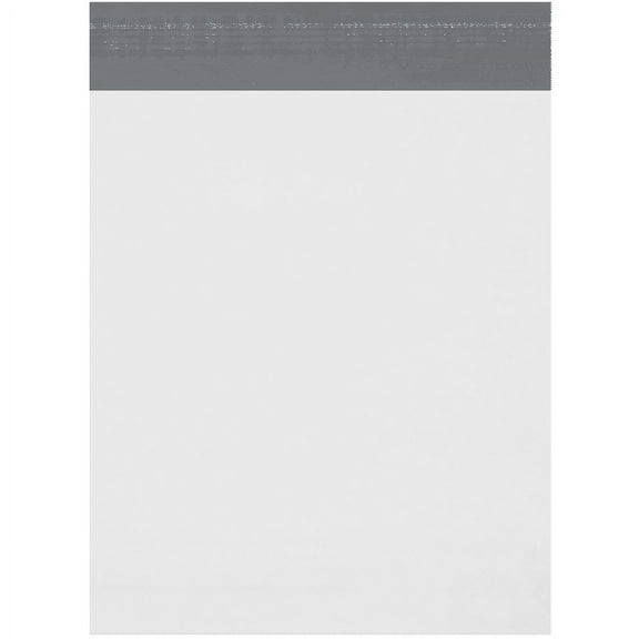 Office Depot® Brand Expansion Poly Mailers, 11"H x 13"W x 2"D, White, Case Of 100