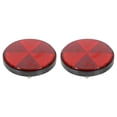 thumbnail image 1 of Unique Bargains Pair M6x1.0 Red Plastic Universal Screw Mount Reflective Warning Reflector for Motorcycle Bicycle, 1 of 6