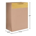 thumbnail image 4 of American Greetings 20 in. Jumbo Kraft Gift Bag (1-Count), 4 of 4