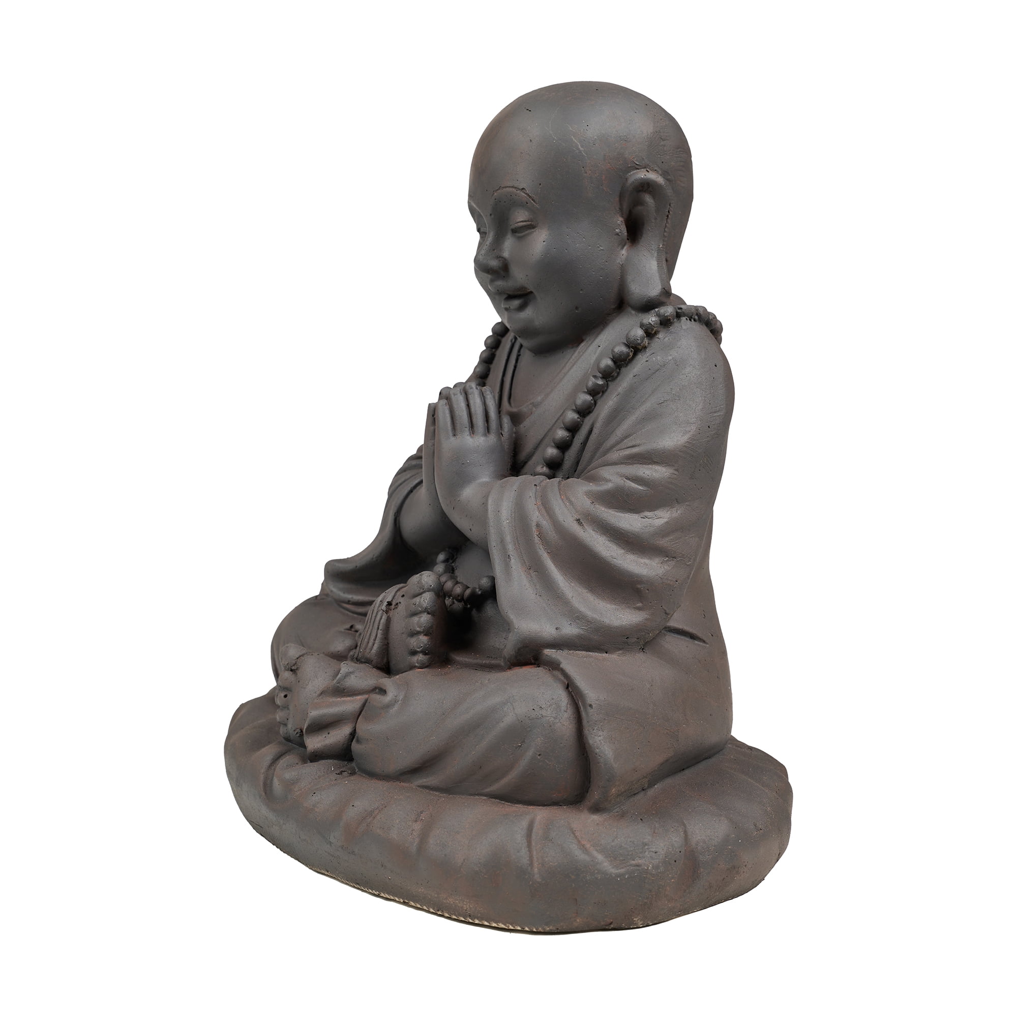 Hi-Line Gift Resin Buddha Sculpture, Black