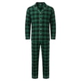 thumbnail image 5 of Leey-World Family Christmas Pjs Matching Sets Plaid Pajamas Long Sleeve Holiday Sleepwear Set Loungewear Set, 5 of 5