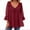 Red Tops for Women_s, variant on CYMMPU Women's Floral Printed 3/4 Length Sleeve Summer Fall Shirts Business Work Blouses Casual Basic Tees Trendy Tunic Tops V-Neck 2025 Clothes Black L