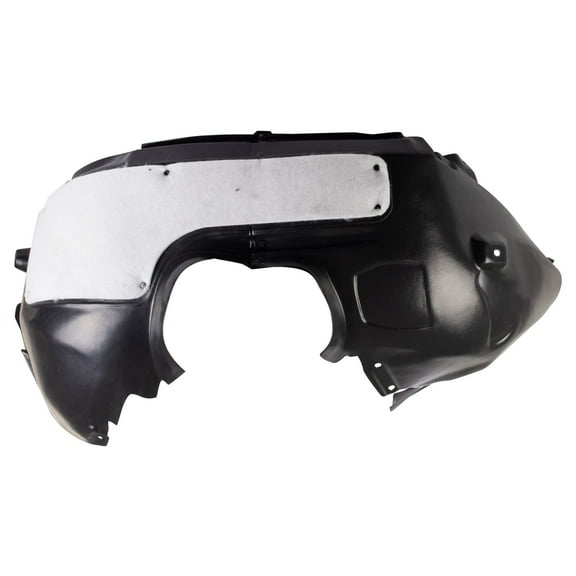 TRQ Front Left Inner Fender Liner Black Drivers Side Fits Select 2016-2018 Ford Focus FO1248182