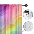 thumbnail image 4 of Blackout Kids Curtains,Rainbow Tie Dye Swirl Pattern Childrens Insulated Curtains Set Of 2,Bedroom Essentials,Toddler Room Decor 42"x54", 4 of 5