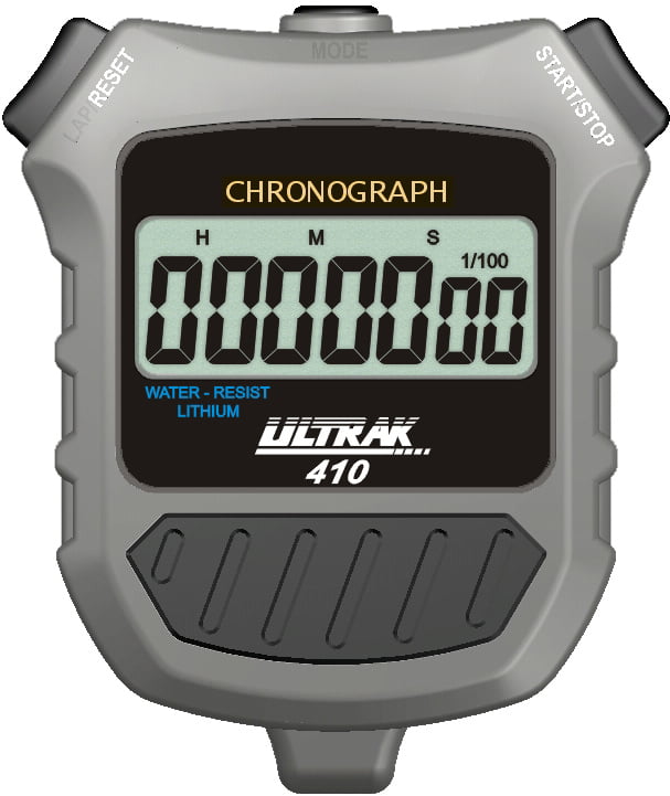BizoeRade Silent Stopwatch Metal Digital Sports Stopwatch with Countdown Timer, 