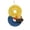 H, variant on Number Birthday Candles, Cute Cartoon Creative 3D Design Smokeless Wax for Kids Adults Cake Topper, Sparkler Numeral 0-9 for Wedding Anniversary Baby Shower Party Decorations Supplies, C