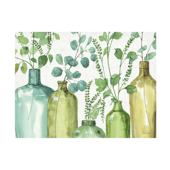 Trademark Fine Art 'Mixed Greens L' Canvas Art by Lisa Audit