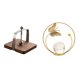 thumbnail image 1 of Dispensador De Pañuelos De Madera Y Organizador De Esculturas De Bolas De Cristal, Elegante Servilletero Con Soporte De Metal Para Decoración De Mesa De Comedor, Oficina Y Hogar., 1 of 8