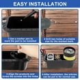 thumbnail image 4 of Grusce Boat Cup Holder with Screws ABS Boat Caddy Organizer Multifunctional Marine Cup Holder Reliable Boat Drink Holder Pontoon Cup Holder for Drinks Beverage Phone Storage, 4 of 8