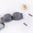 thumbnail image 1 of 1pcs Bra Push Up Clear Back Straps Wedding Party Invisible Bra Strapless Padded, 1 of 5