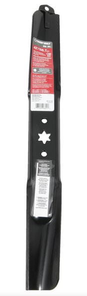 Troy-Bilt 490-110-Y108 42 in. High-Lift Blade Set, Star Center Hole, 2-pack