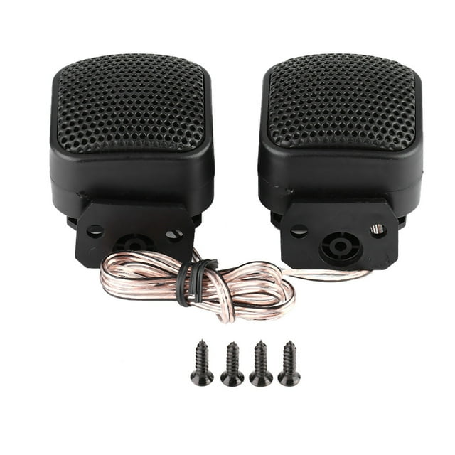 Garosa 2pcs Car Small Square Speaker Loud Audio Music Tweeter Loudspeaker 500W , Car Tweeter, Super Power Loudspeaker