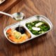 thumbnail image 3 of Stainless Steel Sauce Dish Spice Dipping Tray Divided Plates for BBQ Kitchen, 3 of 11