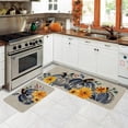 thumbnail image 5 of PALIFEUR Fall Kitchen Rugs Set of 2, Non Slip Washable Fall Decor Pumpkin Maple Leaf Kitchen Mats for Floor, Soft Thick Halloween Rug Thanksgiving Mat for Home Holiday Party Halloween Decoration, 5 of 6