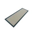 thumbnail image 6 of Unique Loom Outdoor Border Collection Area Rug - Frame (2' 7" x 12' Runner Navy Blue/Ivory), 6 of 8