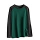 thumbnail image 1 of pstuiky camisas de manga larga para hombre, Camisa informal de manga larga con empalmes sólidos para hombre, de alta elasticidad, que mantiene el calor. Tops de hombre xxl, 1 of 7