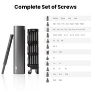 46-in-1 Precision Screwdriver Set with S2 Steel Bits & Security Bits, Mini Tool Kit for Electronics, Computers, Phones, Home/Dorm DIY, Magnetic Screwdriver with Portable Box, Great Gift for Men