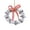 D, variant on Christmas Metal Jingle Bell Wreath Ornament Xmas Hanging Ring for Indoor Outdoor Wall Decor