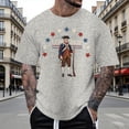 thumbnail image 2 of MuXiKeJi Clothes 250 Years America Anniversary USA 250th Birthday Apparel T-Shirt, 2 of 4